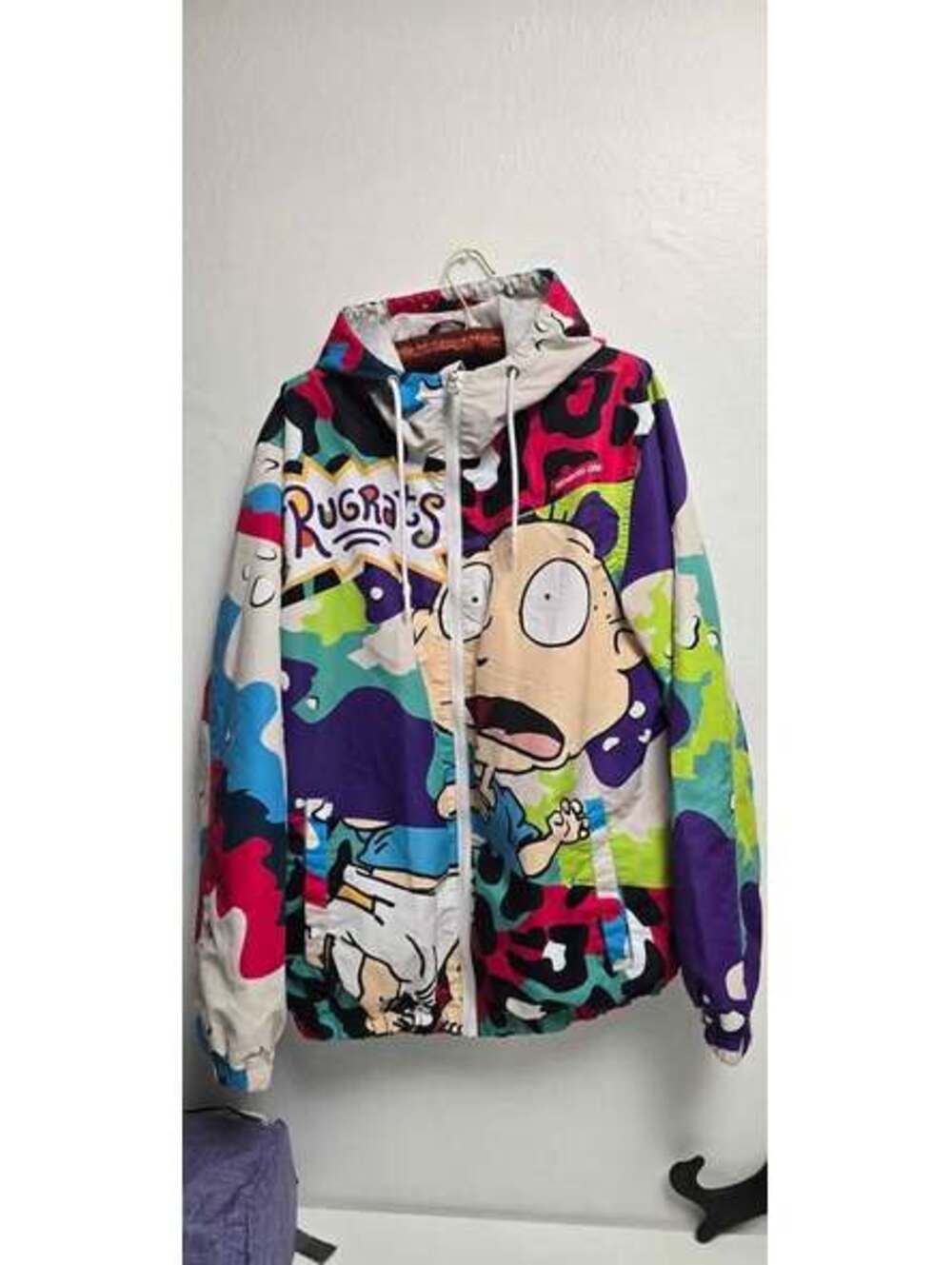 Members Only x Nickelodeon Rugrats Windbreaker Jacket – L